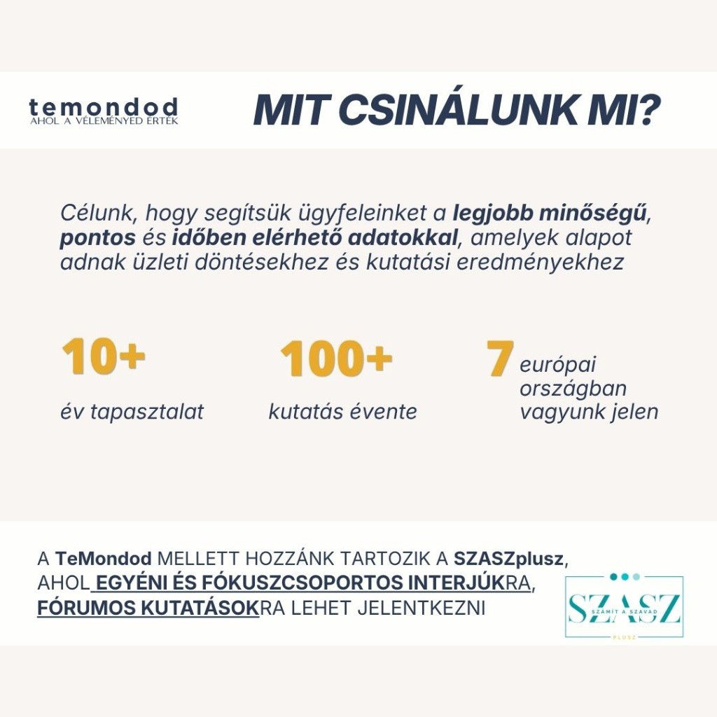 Mit csinálunk mi?